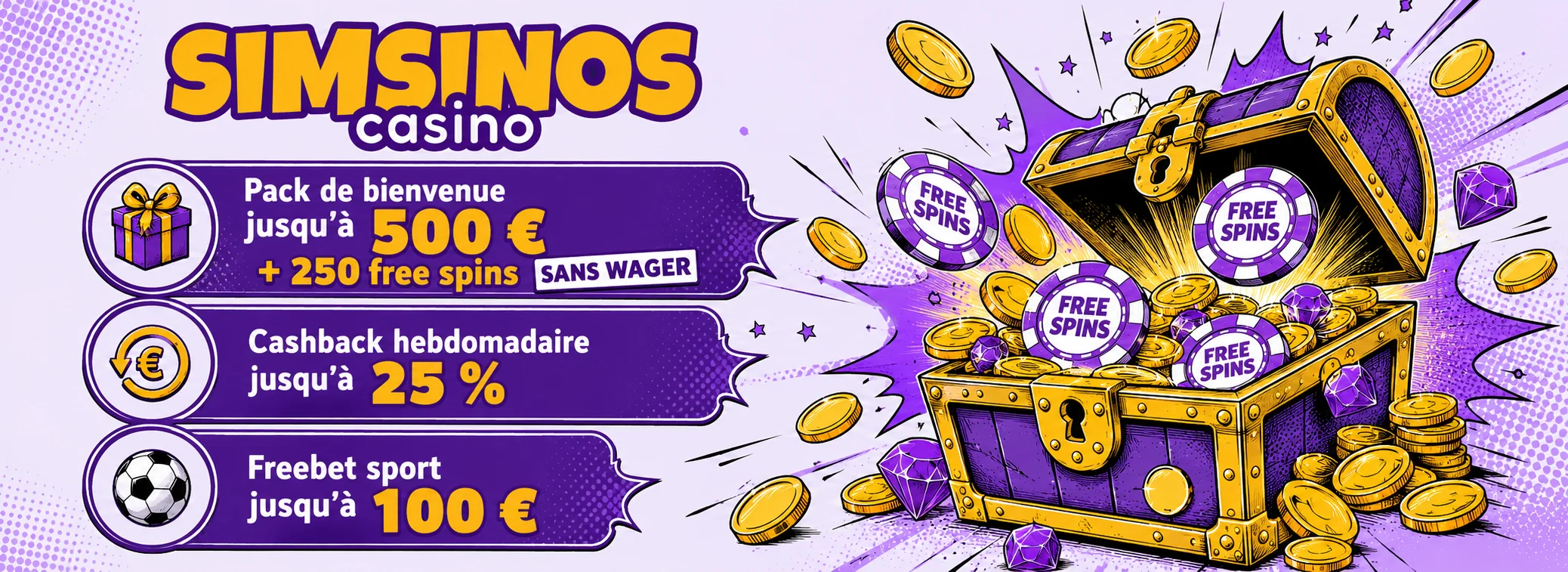 + 250 parties gratuites, à x0